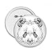 Peluche gigante oso panda animal Retrato clavijas redondas insignia botón ropa decoración regalo 5pcs