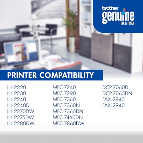 Image of Brother Genuine TN420 Mono Laser Toner Cartridge, Black