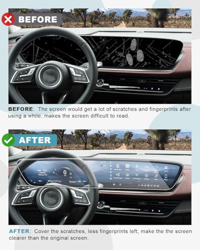 Image of CDEFG for 2025 Buick Envision Screen Protector 30 inch Tempered Glass for 2024 2025 2026 Buick Envision /2025 2026 Buick Enclave Accessories HD Anti Fingerprints Screen Cover