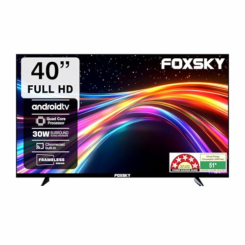 Image of Foxsky 101.6 cm (40 inches) Full HD Smart LED TV 40FSFHS (Black)