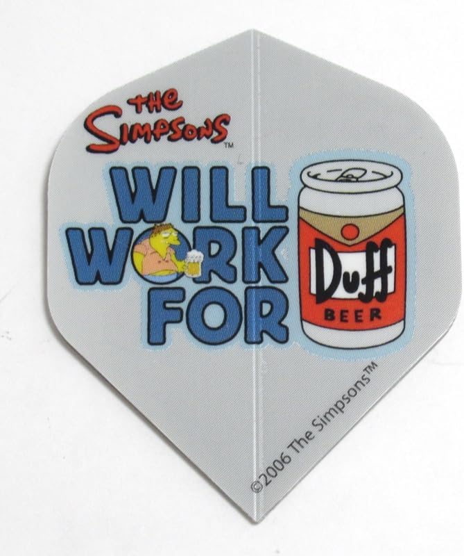 Miniatura 4 de US Darts 3 juegos (9 vuelos) Simpsons Bart Homer Duff Standard Dart Vuelos - Colección 3