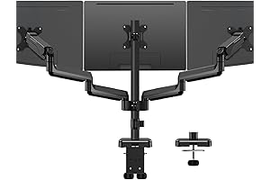 MOUNTUP Triple Monitor Mount: Unleash Your Workstation's Potential