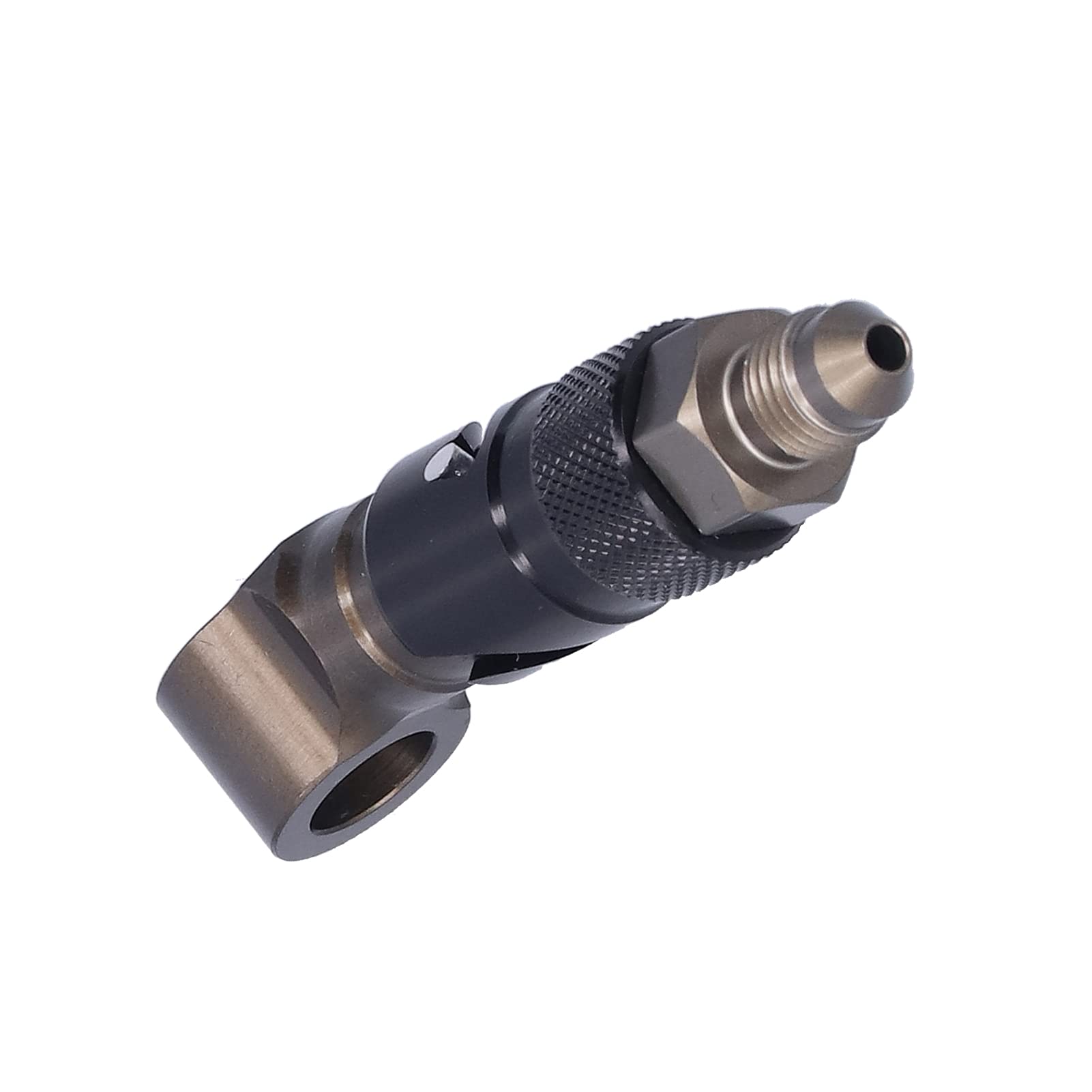 Raccordo Linea Freno Moto, AN3 Connettore a Sgancio Rapido Universale in Lega di Alluminio Connettore Linea Freno per Tubo Freno Olio Combustibile Fluido Tubo(SW-21034-BL)