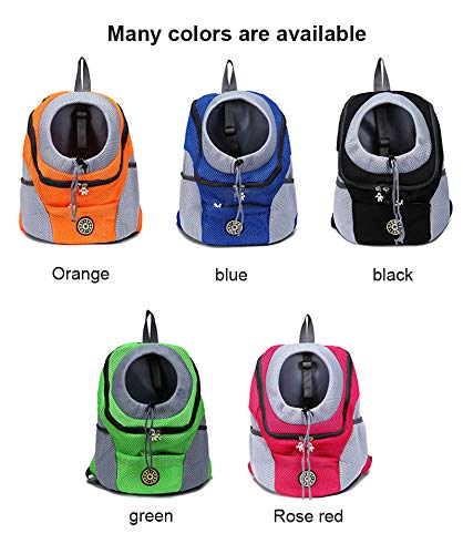 QiaoJia Estilosa mochila para transporte de cães e gatos para animais de estimação, bolsa de ombro p