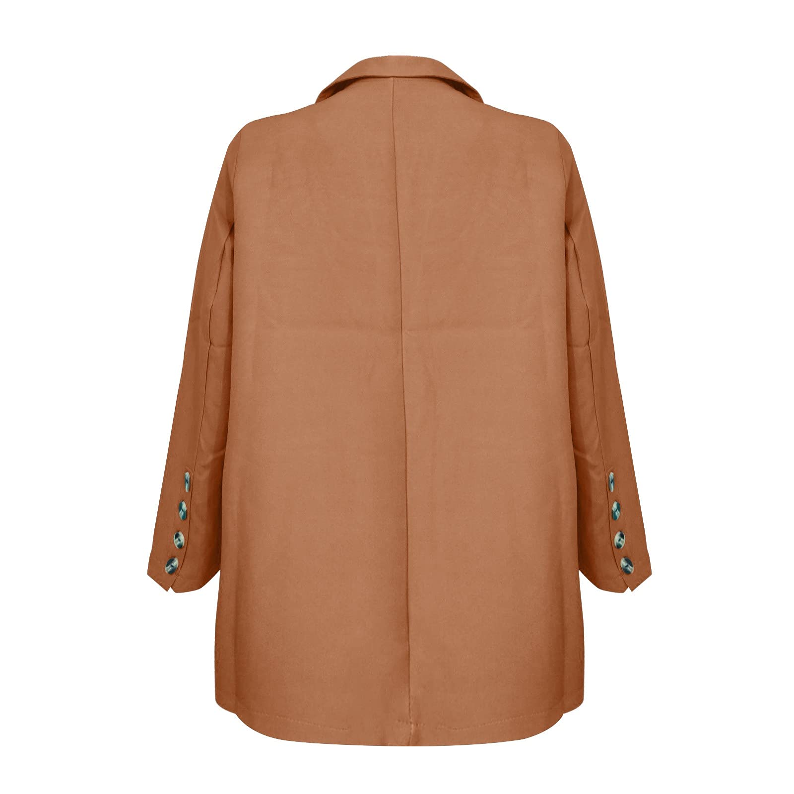 Generisch Blazer - Chaqueta elegante para mujer, talla grande, elegante, deportiva, entallada, para negocios, para primavera, fina, de entretiempo, corta