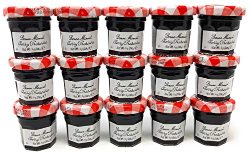 Bonne Maman Cherry Preserves, 1 oz Jars (Pack of 15)
