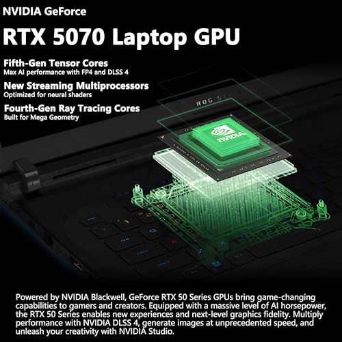 Image of ASUS ROG Strix G18 G815 Gaming AI Laptop | 18 inch 2.5k IPS 240Hz (100% DCI-P3, 500nits) | Intel Core Ultra 9 275HX | 64GB DDR5 2TB SSD | GeForce RTX 5070 | RGB Backlit Wi-Fi 7 Win11 Pro w /DLCA Accessory