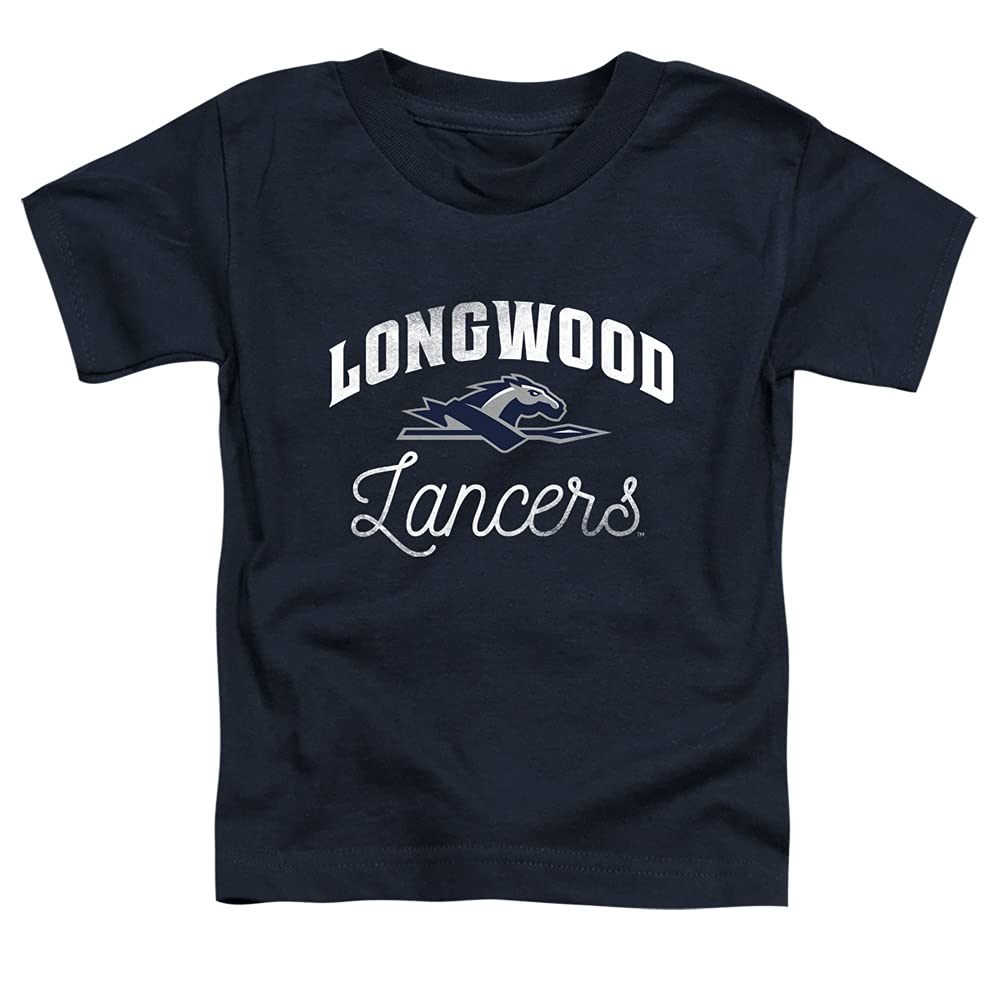 Longwood University Official Lancers Unisex Toddler T Shirt,Navy, 2