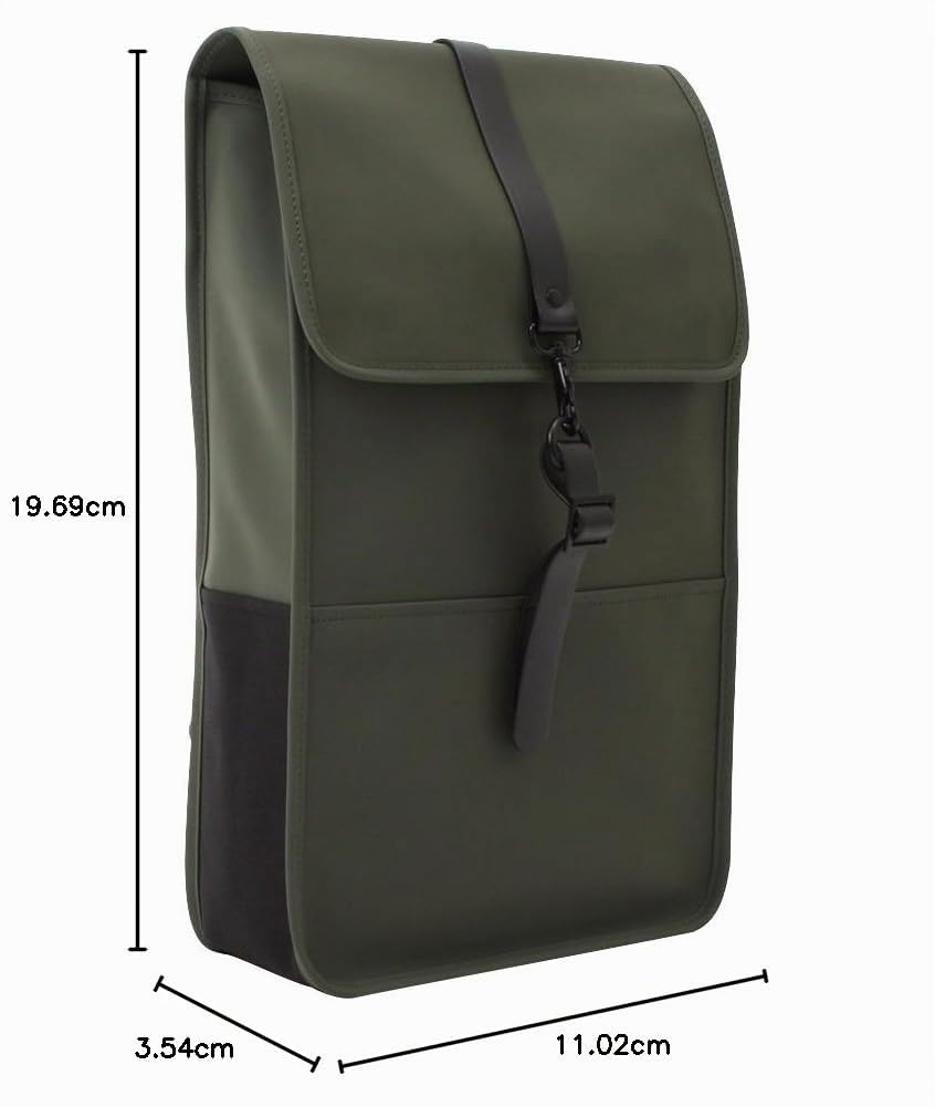 Rains Backpack Mochila, Unisex Adultos, Verde (Green)