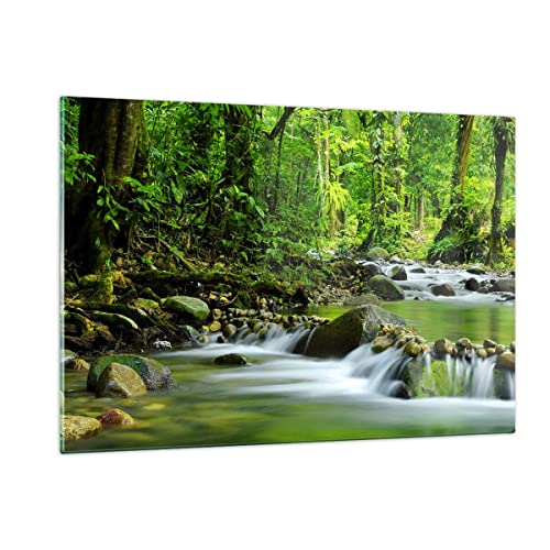 Quadri Moderni Soggiorno Flusso Foresta Natura Quadro su Vetro 120x80cm Stampe da Parete in Vetro Camera da Letto Cucina 1 pezzo Wall Art Grandi XXL Decorazione Murale Grafica Immagini GAA120x80-0174 Quadri Moderni Soggiorno Flusso Foresta Natura Quadro su Vetro 120x80cm Stampe da Parete in Vetro Camera da Letto Cucina 1 pezzo Wall Art Grandi XXL Decorazione Murale Grafica Immagini GAA120x80-0174