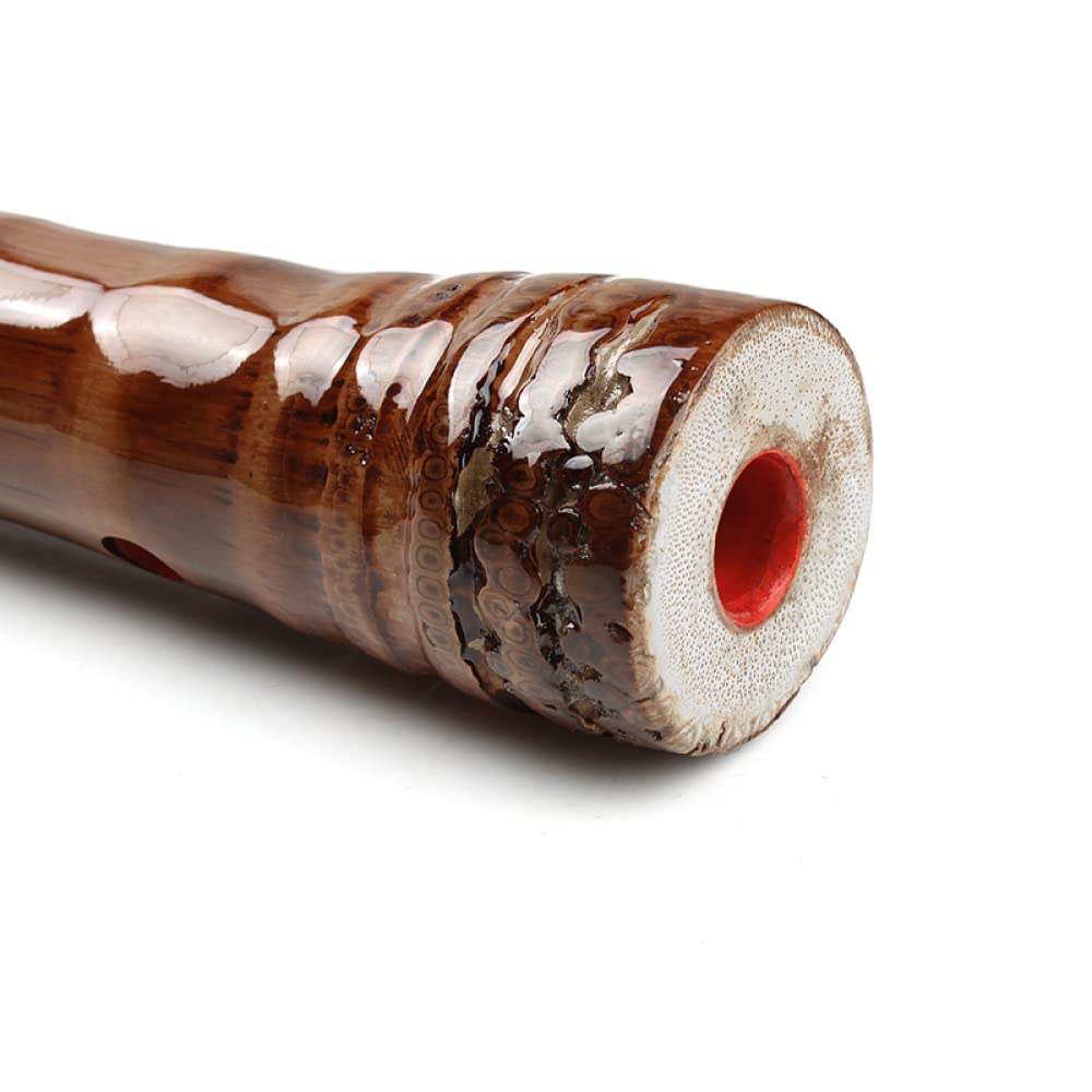 Flauto principiante Flauto di bambù Chiave G Marrone Verticale Fatto a mano Flauto di bambù Strumenti musicali NanXiao Flauto Tute per principianti e performer professionisti Strumento musicale