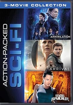 DVD Action-Packed Sci-Fi: Annihilation / Arrival / Lara Croft Tomb Raider (3 Dvd) Book