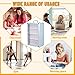 Cell Phone Locker, 36/48 Slot Aluminum Alloy Storage Cabinet, Wall-Mounted or Desktop Use, with Handle and Safety Lock for Office, Classroom, Gym 48 Slots