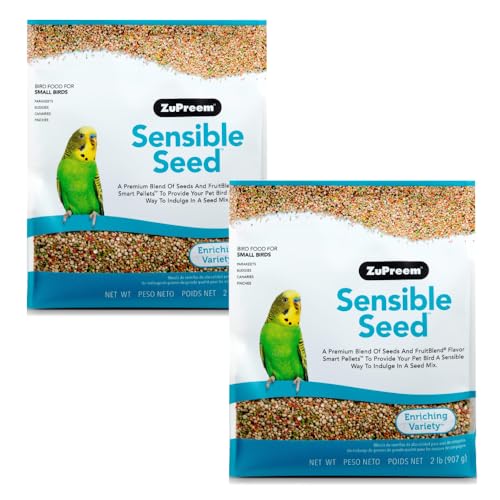 ZuPreem Sensible Seed Bird Food, Budgie, Dove, Parakeet Food, See...