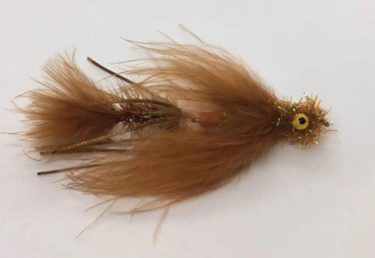 Circus Peanut Brown Articulated Streamer Size 4- Set of 6 Fly Fishing Lures- Strike Fly Company