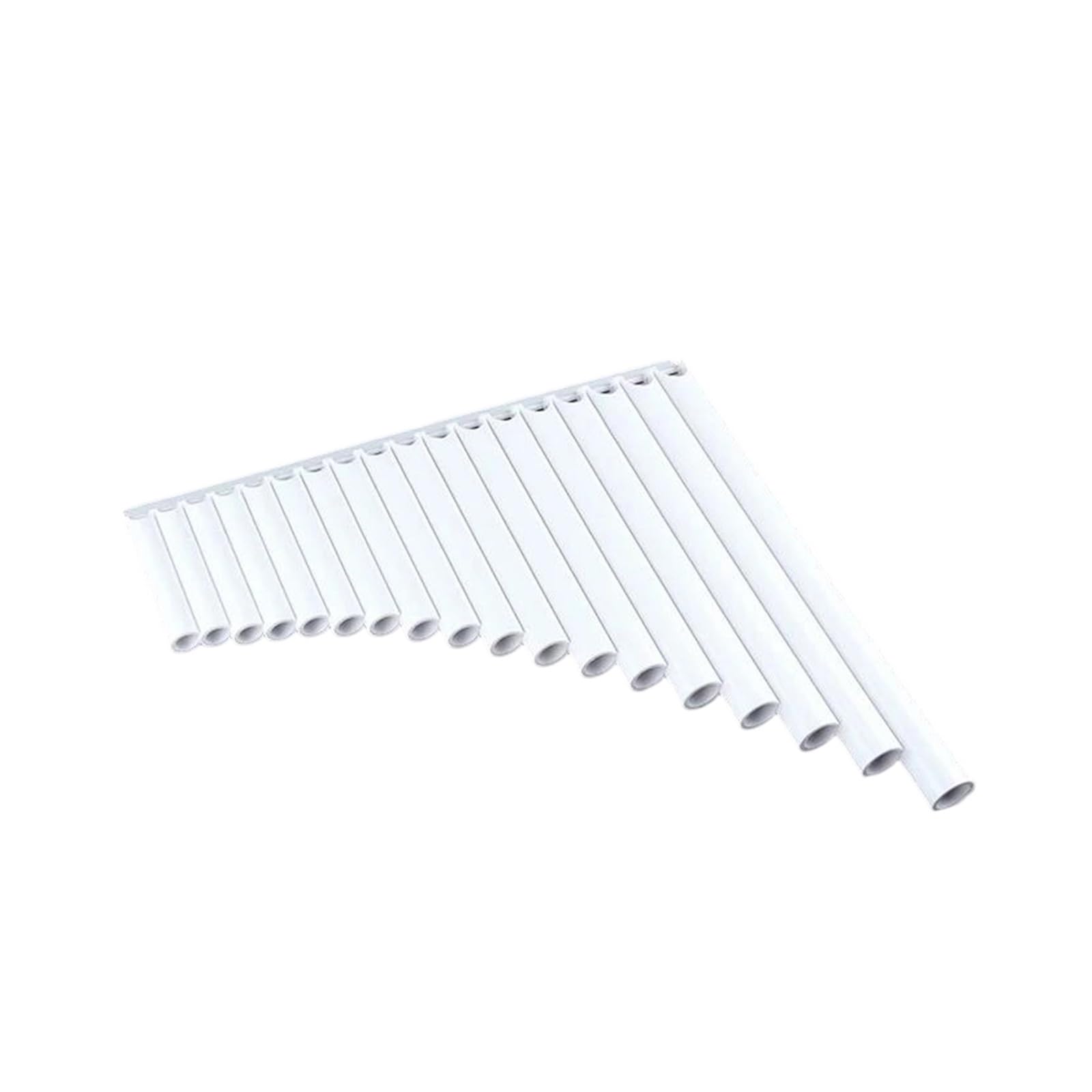 Tradycyjny Instrument Bambusowy Flet Pana Tonacja C 18 Piszczałek(White)