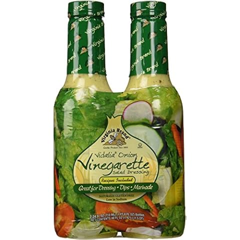 Virginia Brand Vidalia Onion Vinegarette Salad Dressing - 2/24 oz. Cover