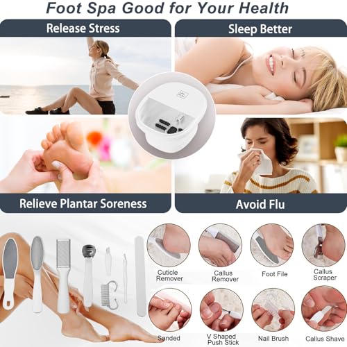 Spa de pies con control de temperatura y masaje UNIFULL miniatura 5