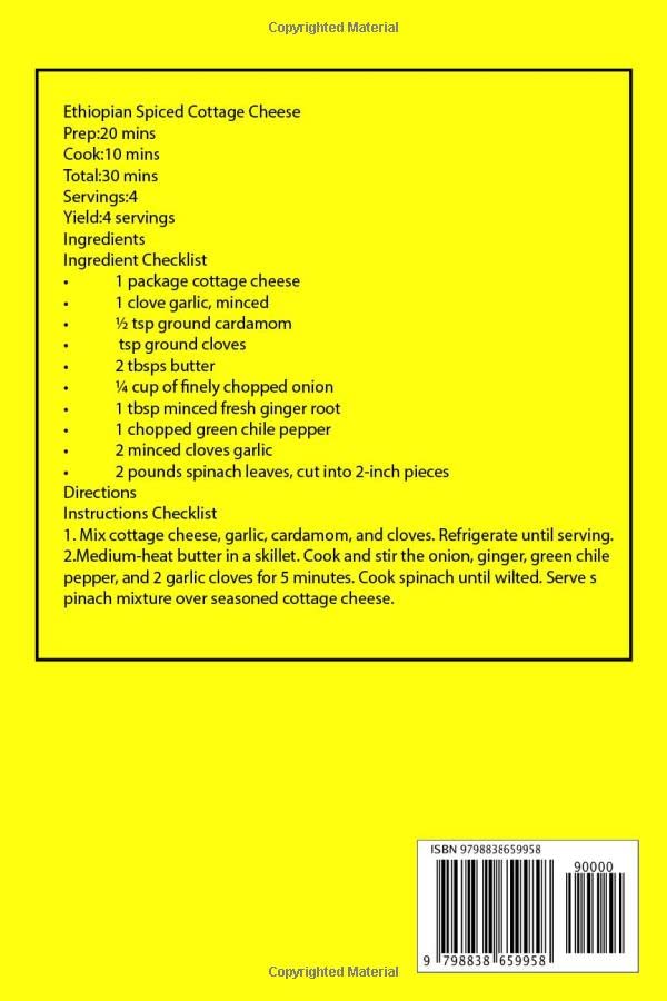 Ethiopian Cookbook: Traditional Easy And Simple Recipes Made Step By Step - Image 2