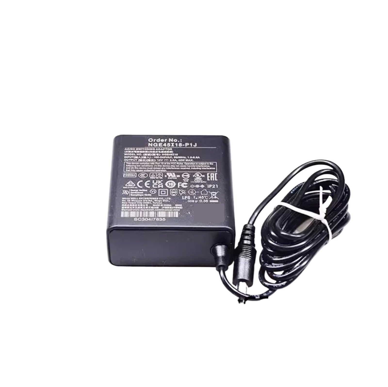BRODEFUP 45W power adapter NGE45 5V 9V 12V 15V 18V 24V 48V(NGE45I18-P1J)