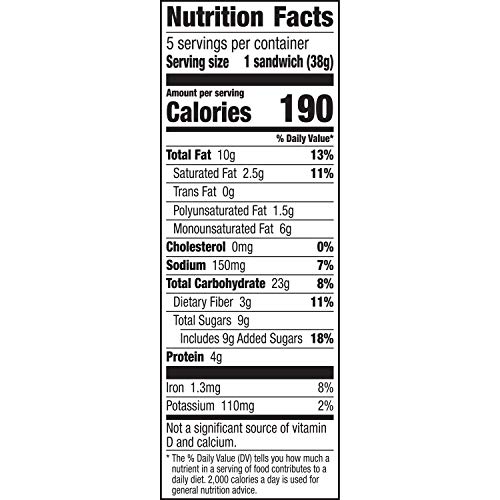 Image of Nature Valley Biscuit Sandwiches, Cocoa Almond Butter, Snacks, 5 ct (Pack of 2)