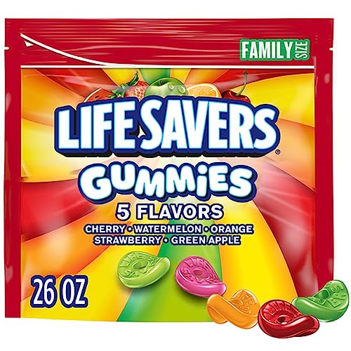 Life Savers Gummies 5 Flavors Family Size Bag, 26 Ounces