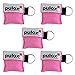 Produktbild 5x PULOX"RESPI-Key" Schlüsselanhänger Beatmungsmaske in pink