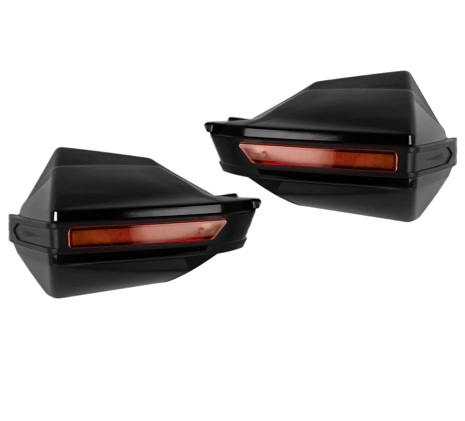HDHCSCAGH Motorcycle Handguard Shield Universal Protector Hand Guard Motorcycle Handguard Shield Windproof Handlebar Protection Covers(Black)