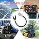 ELFCULB Solar auf Anderson Kabel,10AWG Solarstecker auf Andersen Stecker 50A für Solarpanel Solargenerator(60cm)