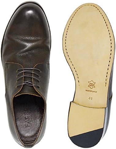 パドローネ) PADRONE ダービープレーントゥシューズ JACK キャメル