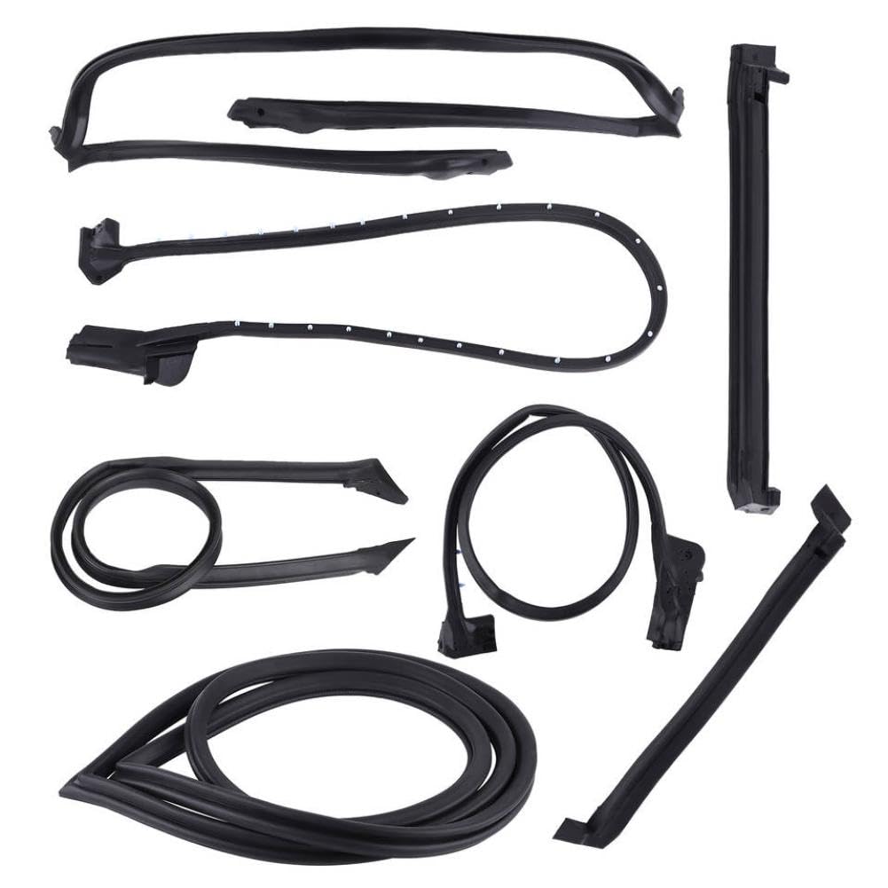Pwuwarrkg Onecolor Weatherstrip Seal Compatible With Corvette C4 1990 1991 1992 1993 1994 1995 1996