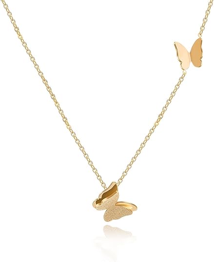 ジバンシー　ゴールドネックレス＆イアリングセット　超　バタフライ　キラキラ　金 ジバンシー ゴールドネックレス＆イアリングセット 超