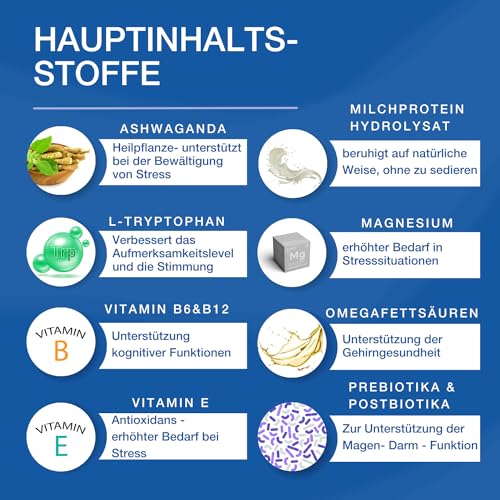 NutriLabs Zilcalm Beruhigungstabletten für Hunde - 90 STK. - mit Milchprotein, Ashwagandha, Probiotika, L-Tryptophan UVM. - Beruhigungsprodukte für Hunde - Nahrungsergänzungsmittel Hund