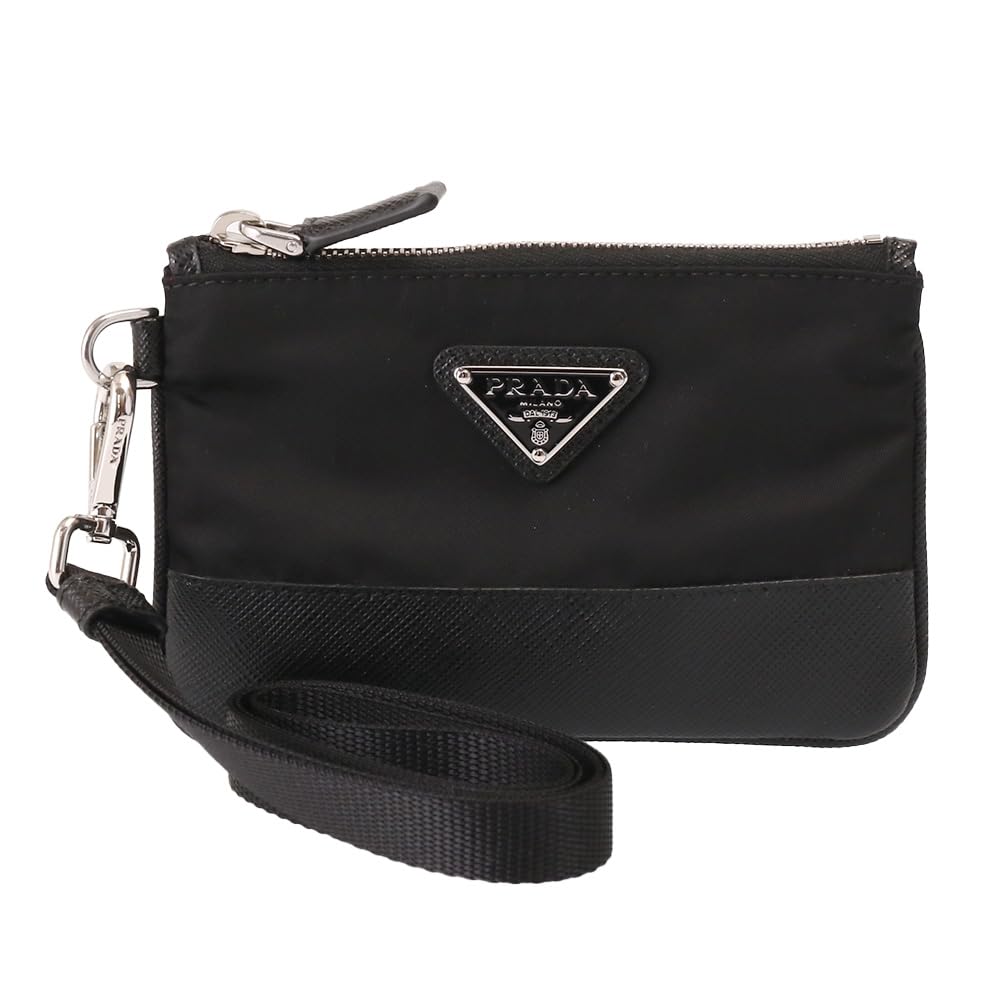 美品 PRADA ロゴプレート コインケース ストラップ コインケース ナイロン 楽天市場】プラダ PRADA ストラップ付 コイン&キ-ケース コイン