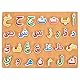 Puzzles Arabisches Alphabet Puzzlebrett Arabische Holzbuchstaben Blöcke Montessori Passendes Lernspielzeug Frühe Lernspielzeug Für Kinder Alif Ba Puzzle