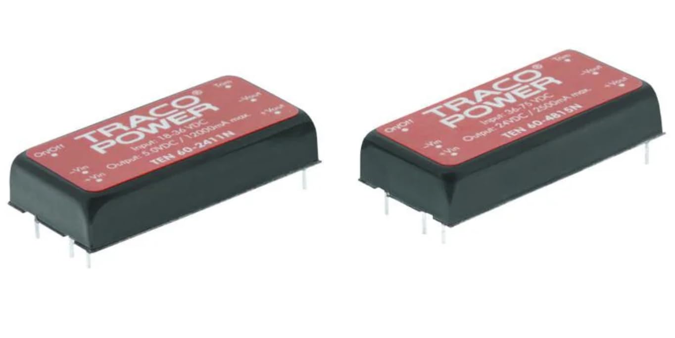 Ten 60-1222N,Isolated DC/DC Converters - Through Hole Product Type: DC/DC; Package Style: 2