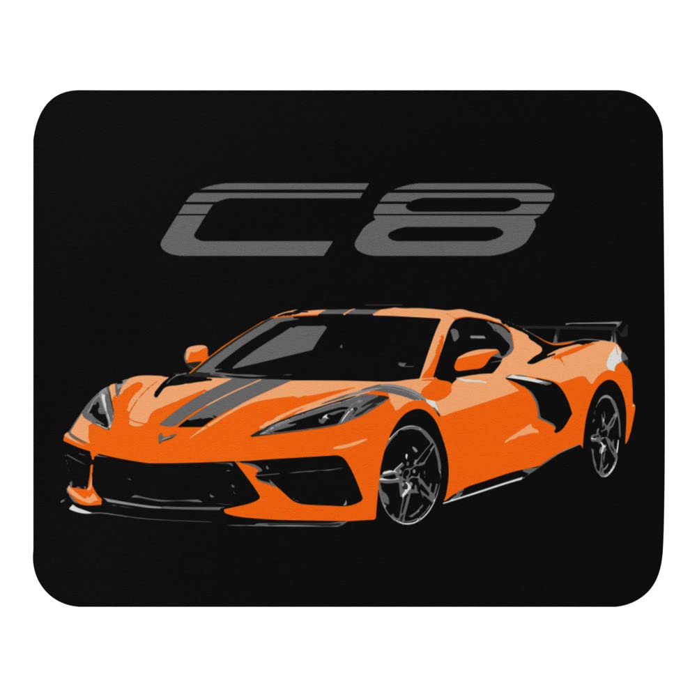 Amplify Orange 2022 Corvette C8 Owner Mouse pad