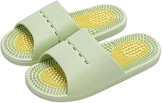 YCZHD Zapatillas de Masaje Masculinas y Femeninas,Antideslizantes Sandalias de Masaje para Antideslizante Masaje Zapatos Suave Familiar (Size:EU 39/40,Color:Verde)