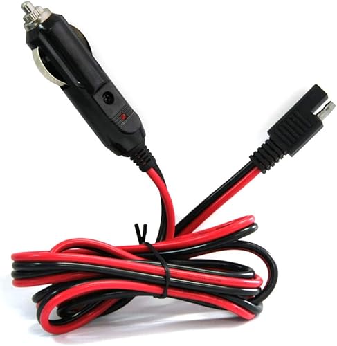 Miniatura 1 de Cable de cargador de batería SAE para encendedor de cigarrillos, enchufe de encendedor de cigarrillos de 16 AWG 12 V a SAE adaptador de liberación