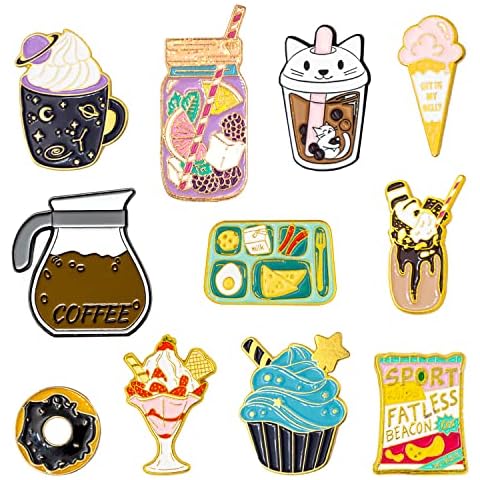 11 Piezas Insignias de Pin de Esmalte Cover