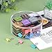 Dayaanee Round Acrylic Container with Lid - Clear Round Box Organizer - 5.9' X2.6 Storage Boxes for Candy, Pill, Nails, Beads and Tiny Jewelry