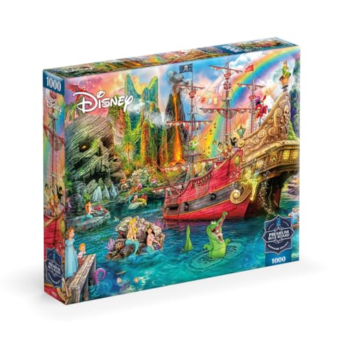 Disney Peter Pan Mermaid Lagoon 1000 Piece Jigsaw Puzzle for Adults - Buffalo Games Sapphire Select Premium Puzzles