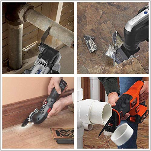 image for HYSHIER 50 Pcs BI-Metal Oscillating Tool Blades, Professional Universa