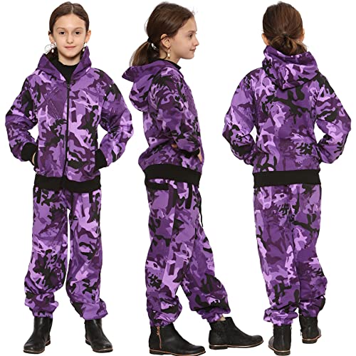 A2Z Kids Tracksuit Boys Girls Designer's Camouflage Jogging Suit Top Bottom 5-13 Yr4