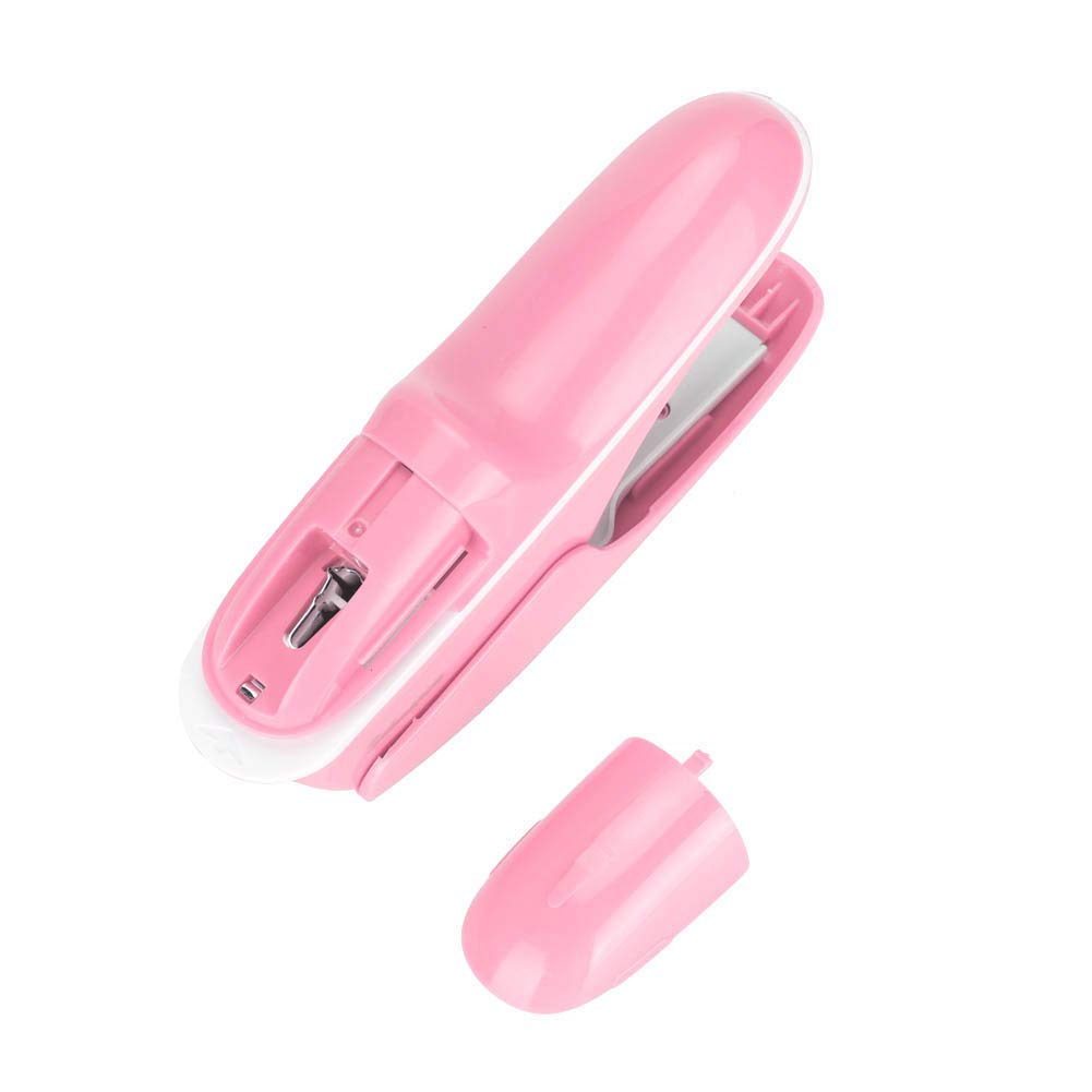 Cucitrice Senza Punti Metallici - Per Carta, Capacità 7-9 Fogli, Design Ergonomico, Viola - Foto 7