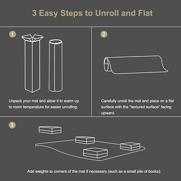 Clear Vinyl Rug Protector - Floor for Wood Laminate & Hard Floors(170cmX300cm/68