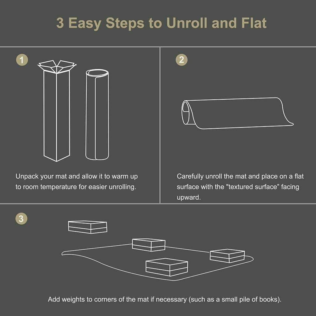 Extra Lar C - Protector de alfombra de vinilo para suelo laminado de madera, dormitorio, balcón, protector de suelo duro, antideslizante para alfombras