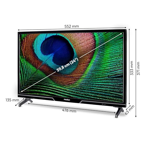 MEDION 59,8 cm (24 Zoll) HD Fernseher (Android TV, Smart TV, HDR, Prime Video, PVR, Bluetooth, MD 824100) – Bild 7