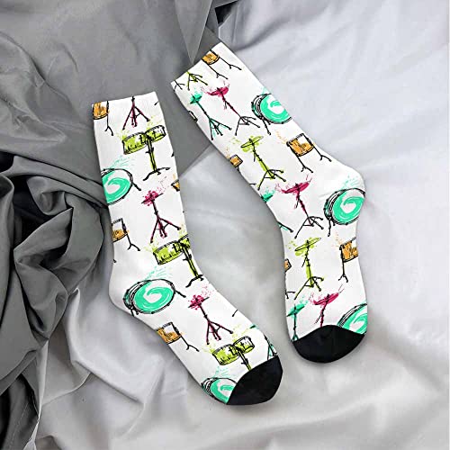 Image of Pehede Socks Mens Fun Dress Socks for Women Funny Novelty Crazy Design Socks