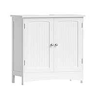 VASAGLE Mobiletto Sottolavandino Armadietto Sottolavabo Scaffale per Il Bagno con